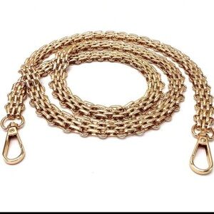 39.37 inches  Gold Chain Strap